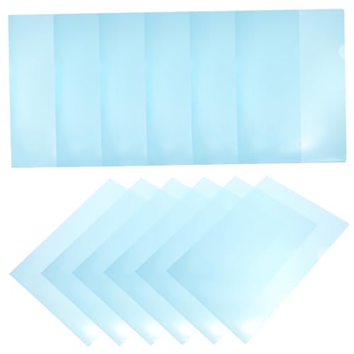 Angoily 12 Stück Ordner Dokumentenordner Dokumenten Organizer Ordnerhalter Ordner Organizer Dokumente Ablagehüllen Akten Dokumentenschutz Aktenhülle A4 Papierhülle Kunststoff von Angoily