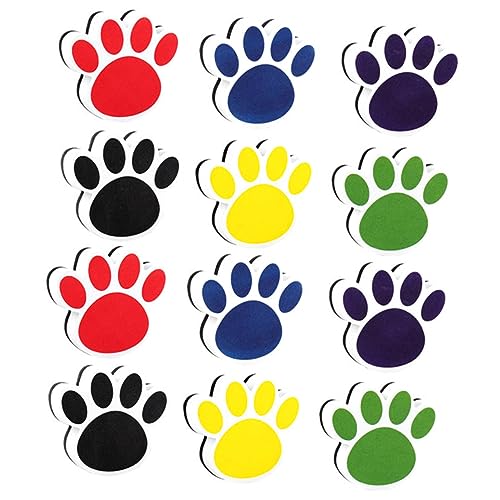 Angoily 12 Stück Trockenradiergummis In Katzenkrallenform Niedlicher Radiergummi Pfotenreinigerspitze Kleine Trockentücher Magnetischer Tafelradierer Magnetischer Tafelradierer von Angoily