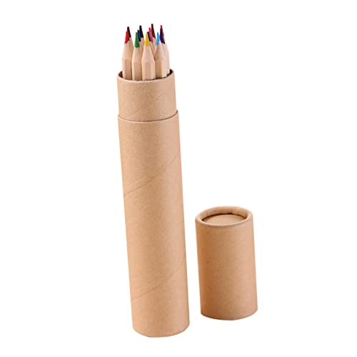 Angoily 12-Teiliges Set farbiges Kreativ Pastell Zeichnung Kunst führen Bleistift colored pencils buntstifte color pencils Professionelle Zeichenstifte Skizzieren von Vorräten Hölzern von Angoily