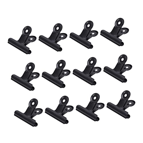 Angoily 12Stücke Metall Büroklammern Robuste Binder Clips Für Schule Und Büro Vielseitig Einsetzbar Starke Haltekraft Für Dokumentenorganisation Und Buchreparatur von Angoily