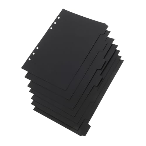 Angoily 14 Stück Index-trennseite Täglich Bindemittel Registerkarten Bettwäsche Notizbuch Binderteiler Notizblock-marker Farbige Ordnertrenner Loseblatt-marker Notizblock-tabs Pp Black Angoily 14 Stück Index-trennseite Täglich Bindemittel Registerkarten Bettwäsche Notizbuch Binderteiler Notizblock-marker Farbige Ordnertrenner Loseblatt-marker Notizblock-tabs Pp Black von Angoily
