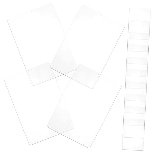 Angoily 14 Stück einfache Dokumentenordner Papier Schule Vinyl dokumentenmappe document folder geldbörsen briefumschläge Tasche für Studienunterlagen Dateihalter löschen PVC Transparent von Angoily