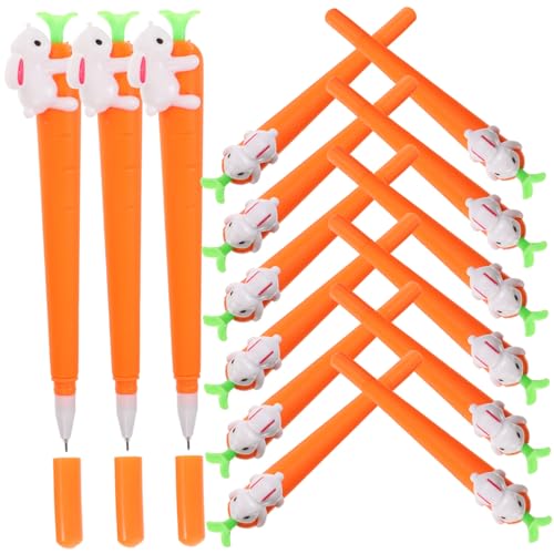 Angoily 15 Stück Cartoon Stifte Hasen Tintenstift Zeichenstift Neuartige Karotten Bezaubernde Stifte Karottenstift Hasen Neuheit Hasenohren Stift Hasen Stift Marker Süße Angoily 15 Stück Cartoon Stifte Hasen Tintenstift Zeichenstift Neuartige Karotten Bezaubernde Stifte Karottenstift Hasen Neuheit Hasenohren Stift Hasen Stift Marker Süße von Angoily