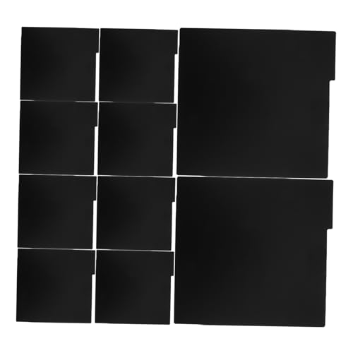 Angoily 15 Stück Datensatztrennzeichen Vinyl-Zubehör Rekordhalter Trennwände für Vinyl-Alben Ordnerteiler Bibliotheksteiler Schallplattenteiler Plattenregalteiler pp Black Angoily 15 Stück Datensatztrennzeichen Vinyl-Zubehör Rekordhalter Trennwände für Vinyl-Alben Ordnerteiler Bibliotheksteiler Schallplattenteiler Plattenregalteiler pp Black von Angoily