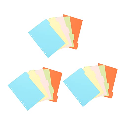 Angoily 15 Stück Index-Label Seitenabscheider Binder aufzeichnen Separator ordner büroorganisation deko Notizbuch Heftklammern für den Haushalt auswechselbare Bindelasche Papier Colorful Angoily 15 Stück Index-Label Seitenabscheider Binder aufzeichnen Separator ordner büroorganisation deko Notizbuch Heftklammern für den Haushalt auswechselbare Bindelasche Papier Colorful von Angoily