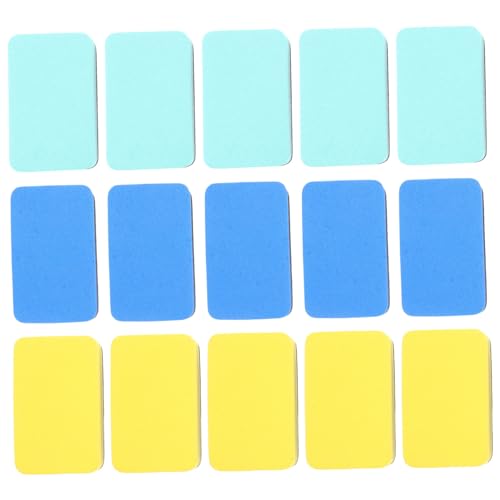 Angoily 15 Stück Kreideradierer Für Tafel Whiteboard-trockenlöscher Radiergummi Bleistifte Löschbar Whiteboard Trocken Abwischbar Büro-trockenlöscher Mini-radierer Wischen Papier Gefühlt von Angoily