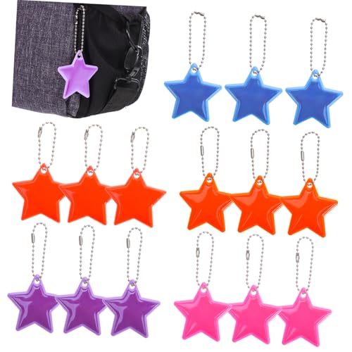 Angoily 15 Stück Reflex iger Anhänger Reflektierender Schlüsselbund Kind Sicherheitsanhänger Rucksack reflektierende Tags Schlüsselanhänger mit reflektierenden Anhängern Reflektor-Anhänger Angoily 15 Stück Reflex iger Anhänger Reflektierender Schlüsselbund Kind Sicherheitsanhänger Rucksack reflektierende Tags Schlüsselanhänger mit reflektierenden Anhängern Reflektor-Anhänger von Angoily