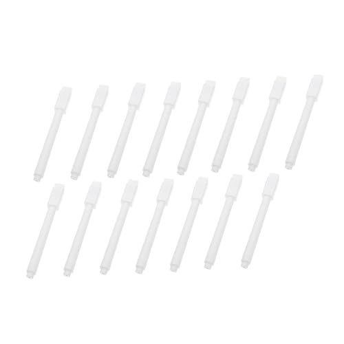 Angoily 15 Stück weißer Tafelstift Tafelmarker Schwarz löschbare Kreidemarker löschbare Stifte flüssige Kreide liquid chalk flüssigkreide Studenten Malstift trockener Markierstift Plastik von Angoily