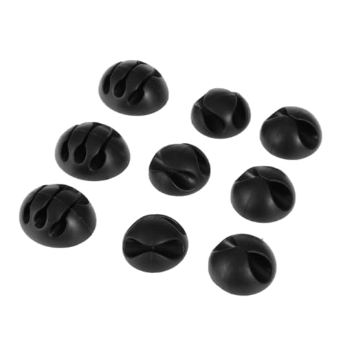 Angoily 18-teiliges Universal-kabelclip-Set für Den Schreibtisch Draht-Organizer für Kabel 6 Einzellöcher 6 Doppellöcher 6 Dreifachlöcher von Angoily