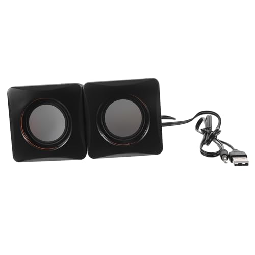 Angoily 1Paar Mini USB Computerlautsprecher Tragbarer Multimedia Lautsprecher für PC Laptop Tablet Starke Kompatibilität Integrierter Subwoofer für Kraftvolles Audio Angoily 1Paar Mini USB Computerlautsprecher Tragbarer Multimedia Lautsprecher für PC Laptop Tablet Starke Kompatibilität Integrierter Subwoofer für Kraftvolles Audio von Angoily