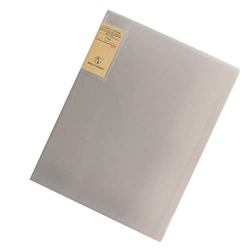 Angoily 1Pc Ordner Binder A4 Bürobedarf Schulbedarf Bürobedarf Datei Clip Dokument Organizer Grau Pp von Angoily