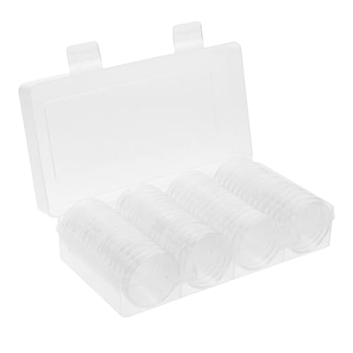 Angoily 1Satz Münzaufbewahrungsbox Aus Transparente Münzschutz Box Für Runder Münzhalter Für Münzsammeln Sicheres Aufbewahren Und Tragbar Angoily 1Satz Münzaufbewahrungsbox Aus Transparente Münzschutz Box Für Runder Münzhalter Für Münzsammeln Sicheres Aufbewahren Und Tragbar von Angoily