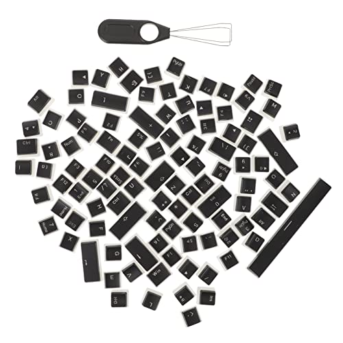 Angoily 1Satz Translucent Gaming Tastenkappen Frosted Pbt Keycaps Für Mechanische Tastaturen RGB Beleuchtungseffekt Für Abendspiele Kompatibel Tastatur von Angoily