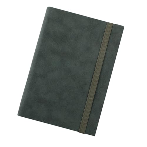 Angoily 1Stück Dunkelgrünes Notizbuch Aus Hochwertigem Leder Journaling Skizzieren Und Reisen Für Kreative Langlebiges Tagebuch Für Ihre von Angoily