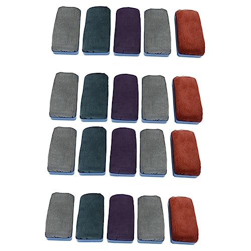 Angoily 2 Sätze Radiergummi Whiteboard Weiße Tafel Magnettafel Magnetische Tafel Zeichnung Schulbedarf Hochschule Brett Abwischen Schulmaterial Tafelradierer Zufällige Farbe 10 Stück * 2 von Angoily