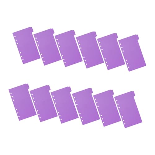 Angoily 2 Sätze Trennpapier mit Registerkarten Index Office-Tab-Teiler Seitenteiler Buchseite Notizbuch Binderpapierteiler Trennblätter für Rezeptordner Trennblätter für Ordner pp Violett Angoily 2 Sätze Trennpapier mit Registerkarten Index Office-Tab-Teiler Seitenteiler Buchseite Notizbuch Binderpapierteiler Trennblätter für Rezeptordner Trennblätter für Ordner pp Violett von Angoily
