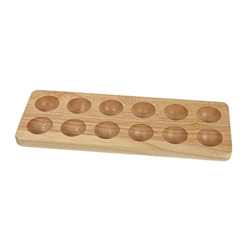 Angoily 2 Stk Eierschale Holz eiertablett egg tray Spenderbehälter Halterung für Kücheneier Holztablett Aufbewahrungsschubladen Behälter zum Aufbewahren von Eiern Eierhalterbehälter Angoily 2 Stk Eierschale Holz eiertablett egg tray Spenderbehälter Halterung für Kücheneier Holztablett Aufbewahrungsschubladen Behälter zum Aufbewahren von Eiern Eierhalterbehälter von Angoily