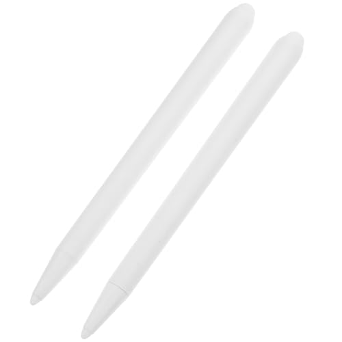 Angoily 2 Stück Elektronischer Whiteboard-stift Bleistift Für Eingabestift Berühren Bleistifte Punkt Gelschreiber Zum Schreiben Stile Touchscreen-stift Kapazitiv Tipp Anspitzer Weiß Abs von Angoily