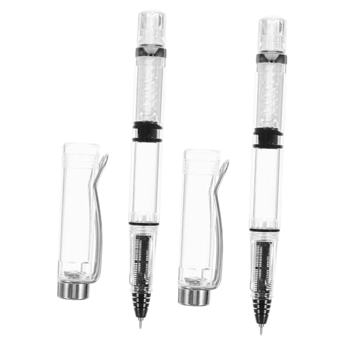 Angoily 2 Stück Gel Stift Schulstifte Gel-tintenstift Befüllbar Schreiben Füllt Kalligraphie-übungsstift Multipack Schule Büro Tintenstift Kalligraphie-tintenstift Büro Stift Plastik von Angoily