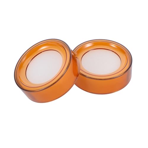 Angoily 2 Stück Geldzähl Handbefeuchtungsgerät Geldzähl Fingerhelfer Schwammstempel Fingermalschwamm Fingerbefeuchtungsschwamm Geldzählschwamm Finger Nassschwamm Kunststoff Orange von Angoily