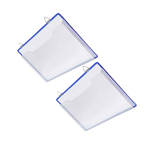 Angoily 2 Stück Hängende Dokumententasche Wandaktenhalter Aktentasche Wandtasche Hängeregistraturhalter Dokumentspeicher Dateispeicher übersichtlicher Datei-Organizer Plastik Blau Angoily 2 Stück Hängende Dokumententasche Wandaktenhalter Aktentasche Wandtasche Hängeregistraturhalter Dokumentspeicher Dateispeicher übersichtlicher Datei-Organizer Plastik Blau von Angoily