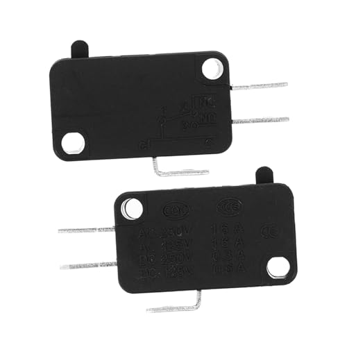 Angoily 2 Stück Mikrowellen Schalter Austausch Der Mikrowellentür Liner Ofen Intelligente Glühbirne Multi Auslauf Öfen Handhaben Mikrowelle Reparaturteil Metall Angoily 2 Stück Mikrowellen Schalter Austausch Der Mikrowellentür Liner Ofen Intelligente Glühbirne Multi Auslauf Öfen Handhaben Mikrowelle Reparaturteil Metall von Angoily