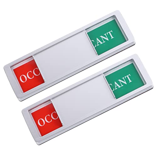 Angoily 2 Stück Schiebeschild Schild für Büro nicht stören Vinyl Warnung Konferenzschild Magnetstreifen the office schild Büroschilder Toilette Zeichen Türschilder fürs Büro ABS-Sprühfarbe von Angoily