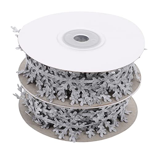 Angoily 2 Stück Schneeflockengürtel Vorabend Blau Weihnachtsband Weihnachten Verpackung Urlaub Dekoration Schneeverwehung Weihnachtsgoldband Gegenwärtig Doppelt Vlies Grey Angoily 2 Stück Schneeflockengürtel Vorabend Blau Weihnachtsband Weihnachten Verpackung Urlaub Dekoration Schneeverwehung Weihnachtsgoldband Gegenwärtig Doppelt Vlies Grey von Angoily