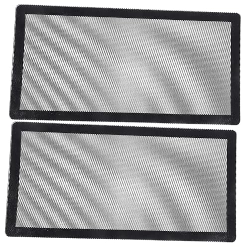 Angoily 2 Stück Staubnetz Gadgets Filtermatten Verstellbarer Laptopständer Computer-Fan Conditioner Profil Luft Desktop-lüfter Aktiviert Deckenventilator-Adapter Hub Led Black Magnetisch von Angoily