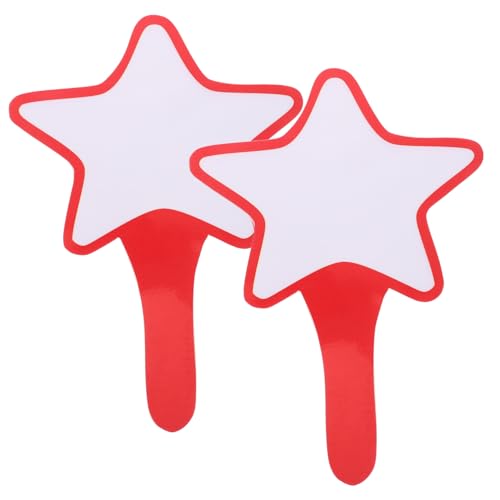 Angoily 2 Stück tragbare Anzeigetafel handhaben Trockener Löschbrett löschbar wischen Wertungstafel Tragbares Whiteboard Vorstand zur Abstimmung tragbares leeres Whiteboard Plastik Orange von Angoily