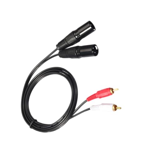 Angoily 2 Xlr Auf Adapter Adapterkabel Adapter 3.xlr Zu Xlr Black Angoily 2 Xlr Auf Adapter Adapterkabel Adapter 3.xlr Zu Xlr Black von Angoily
