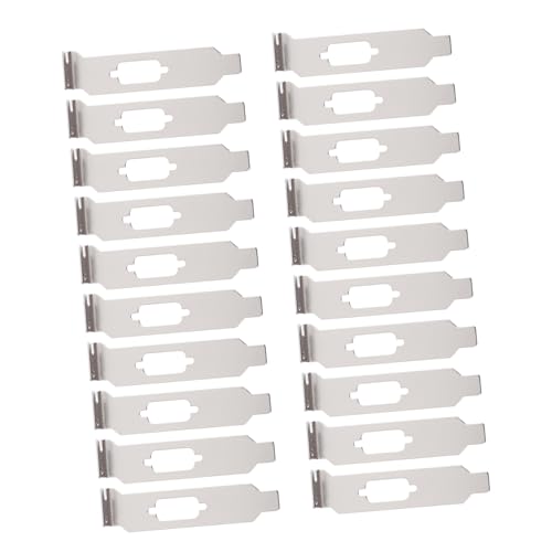 Angoily 20 Stücke Pci Slot Plate Pci L-Halterung Für Computergehäuse Schützen Gpu Robuste Stahlkonstruktion Einfache Installation Angoily 20 Stücke Pci Slot Plate Pci L-Halterung Für Computergehäuse Schützen Gpu Robuste Stahlkonstruktion Einfache Installation von Angoily