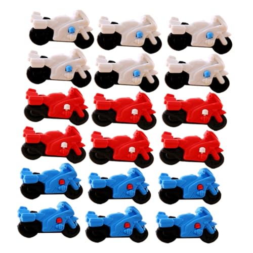 Angoily 20 Stück Lokomotive Styling Eraser Mini-Radiergummis für Kindermotorrad kleine Cartoon-Radierer Party Radiergummi für Kleinkinder kleine Radiergummis Zufällige Farbe von Angoily
