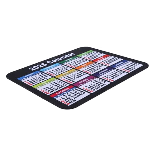 Angoily 2025 Kalender Mauspad Kalender-Mousepad Büro-Mauspad Business Mouse Pad Schreibtisch-Fliping-Kalender Computerunterlagen für einen Schreibtisch Gummi Black Angoily 2025 Kalender Mauspad Kalender-Mousepad Büro-Mauspad Business Mouse Pad Schreibtisch-Fliping-Kalender Computerunterlagen für einen Schreibtisch Gummi Black von Angoily