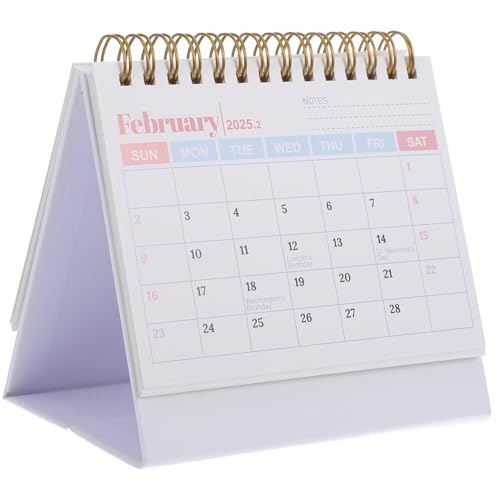 Angoily 2025 Schreibtischkalender Ornamente Stehtischkalender klein einfach winzig Büro Mini-Desktop-Kalender Mini-Standkalender entzückender Mini-Tischkalender Papier Angoily 2025 Schreibtischkalender Ornamente Stehtischkalender klein einfach winzig Büro Mini-Desktop-Kalender Mini-Standkalender entzückender Mini-Tischkalender Papier von Angoily