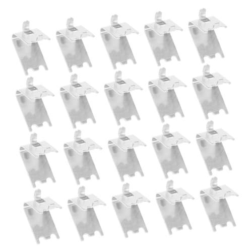Angoily 20st Regalschnalle Regalclip Kommerzielle Gefrierschrank-regalklammern Regalklammern Aus Metall Regalhalterkühler Gefrierregal-clip Regalpflöcke Kühlerhaken Silver Rostfreier Stahl Angoily 20st Regalschnalle Regalclip Kommerzielle Gefrierschrank-regalklammern Regalklammern Aus Metall Regalhalterkühler Gefrierregal-clip Regalpflöcke Kühlerhaken Silver Rostfreier Stahl von Angoily