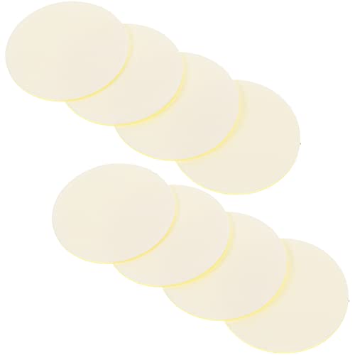 Angoily 24 Stück Kleine Gelbe Basis Klebematte Klebeband Etiketten Für Vorratsbehälter Spender Doppelseitig Rund Pad Aufkleber Nachfüllpackungen Index Aufkleber Punktkabel Acryl von Angoily
