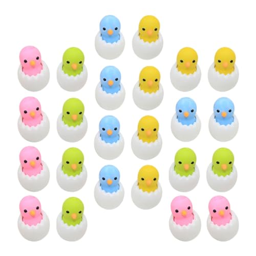 Angoily 24 Stück Shell Chick Radiergummi erasers for studenten Schülergeschenke Radiergummis lustige radiergummis für Radiergummi Mini-Cartoon-Radierer von Angoily