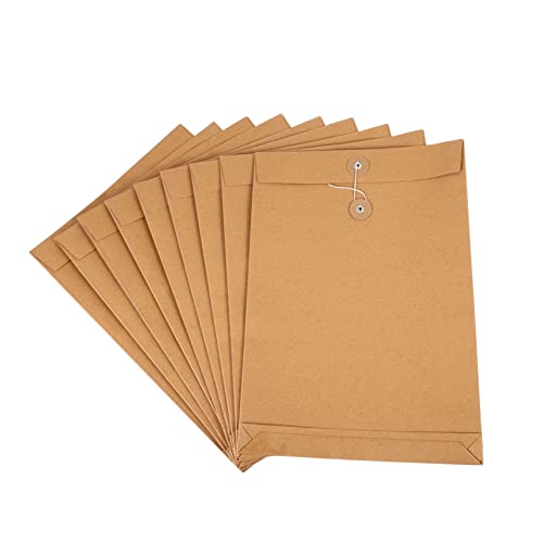 Angoily 25Stücke Kraftpapier Dokumententräger Umschläge Leere Ordner Für Bürobedarf Dokumentenorganisation Und Archivierung Im Format Für Versand Und Präsentationen von Angoily