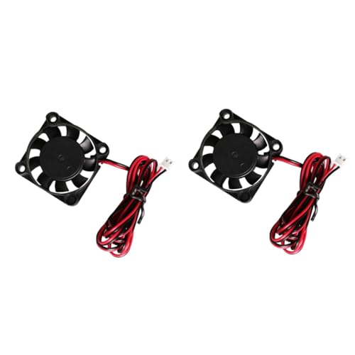 Angoily 2 Stück Effiziente Kühlung: 3D-druckerlüfter Bürstenlos 12 V Dc 0 12 A Einfache Installation Für 3D-druckerzubehör von Angoily