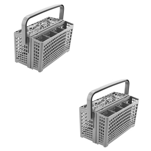 Angoily 2St Geschirrkorb Besteck-Trockengestell Spülmaschinenkorb für Kleinteile spülmaschinenkörbe dishwasher basket Besteckkorb für die Spülmaschine Besteckhalter für Spülmaschine Kasten von Angoily