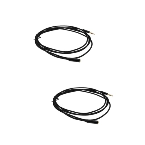 Angoily 2St verlängerungskabel für kopfhörer headset verlängerungskabel swor blackh Hochleistungs-Audiokabel Langes Audiokabel gehäuse kopfhörer verlängerungskabel Aux-Verlängerungskabel von Angoily
