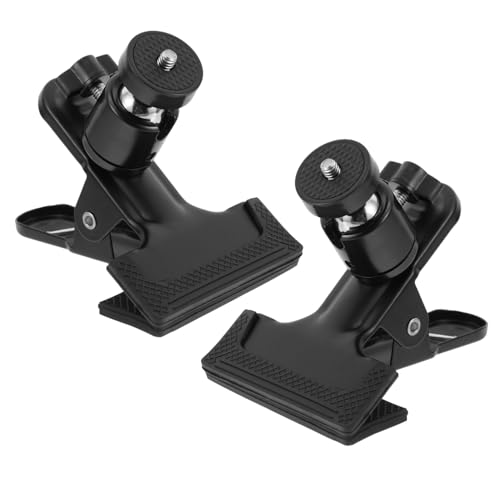 Angoily 2Stücke Aluminiumlegierungs Clip Halterung Für Schreibtisch Teiliges Klemmenmontage Für Webcam Digitalkamera Smartphone Stabil Vielseitig Einsetzbar Angoily 2Stücke Aluminiumlegierungs Clip Halterung Für Schreibtisch Teiliges Klemmenmontage Für Webcam Digitalkamera Smartphone Stabil Vielseitig Einsetzbar von Angoily