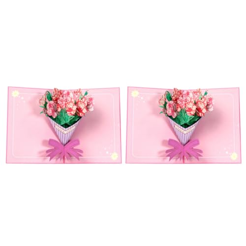 Angoily 2Stücke Grußkarten für Muttertag Elegante Handgemachte Karten mit Floralen Motiven für Geburtstagswünsche und Besondere Anlässe Verarbeitung Angoily 2Stücke Grußkarten für Muttertag Elegante Handgemachte Karten mit Floralen Motiven für Geburtstagswünsche und Besondere Anlässe Verarbeitung von Angoily