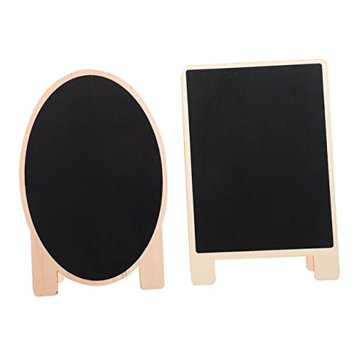 Angoily 2Stücke Holz Message Board Doppelseitige Memo Boards Stehendes Schwarzes Brett Für Kreatives Zeichnen Und Notizen Für Schreibtisch Und Schule von Angoily