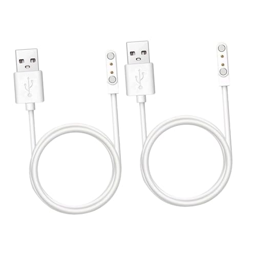 Angoily 2pin Magnetisches Ladekabel Smart Watch Ladegerät Datenübertragung Flexibles Kabel Für Laptop Notebook von Angoily