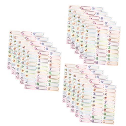 Angoily 3 Sätze Namensaufkleber Namensetiketten Vinyl Schild Hochzeit Etiketten Für Unisex Name Tag -aufkleber Etiketten Für Schulbedarf Pvc Selbstklebend 5 Blätter * 3 Angoily 3 Sätze Namensaufkleber Namensetiketten Vinyl Schild Hochzeit Etiketten Für Unisex Name Tag -aufkleber Etiketten Für Schulbedarf Pvc Selbstklebend 5 Blätter * 3 von Angoily