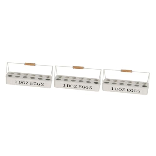 Angoily 3 Stk Tragbare Eierablage Aufbewahrungskorb für Eier aus Metall Eierlagerung eiertablett egg tray Gemüsefach Eierbehälter Eieraufbewahrungskorb Haushalt Spender Karton Angoily 3 Stk Tragbare Eierablage Aufbewahrungskorb für Eier aus Metall Eierlagerung eiertablett egg tray Gemüsefach Eierbehälter Eieraufbewahrungskorb Haushalt Spender Karton von Angoily