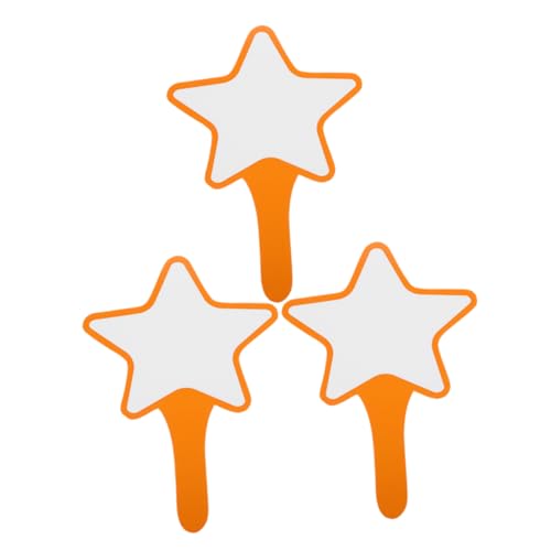 Angoily 3 Stück Abstimmungsausschuss Trocken Abwischbarer Radiergummi Weiße Bretter Mini-whiteboard Whiteboard-radierer Löschbar Radiergummis Wand-whiteboard Orange Schaum von Angoily