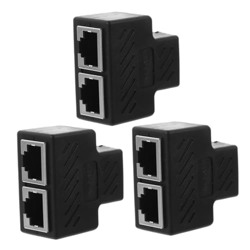 Angoily 3 Stücke Rj45 Netzwerk 1 Zu 2 Port Ethernet Adapter Splitter Rj45 1 Stecker Auf 2 Weibliche Lan Ethernet Splitter Adapter Kabel Angoily 3 Stücke Rj45 Netzwerk 1 Zu 2 Port Ethernet Adapter Splitter Rj45 1 Stecker Auf 2 Weibliche Lan Ethernet Splitter Adapter Kabel von Angoily
